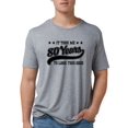 thumbnail image 1 of CafePress - 80Years611 Men's Deluxe T Shirt - Mens Tri-blend T-Shirt, 1 of 1
