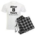 thumbnail image 1 of CafePress - 8Th Anniversary Funny Quote Men's Light Pajamas - Men's Light Loose Fit Cotton Pajama Set, 1 of 7