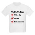 thumbnail image 1 of CafePress - 8Th Birthday Checklist T Shirt - Light T-Shirt Kids XS-XL, 1 of 4