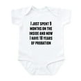 thumbnail image 1 of CafePress - 9 Months On The Inside Body Suit - Baby Light Bodysuit, Size Newborn - 24 Months, 1 of 4