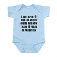 thumbnail image 1 of CafePress - 9 Months On The Inside Body Suit - Baby Light Bodysuit, Size Newborn - 24 Months, 1 of 4
