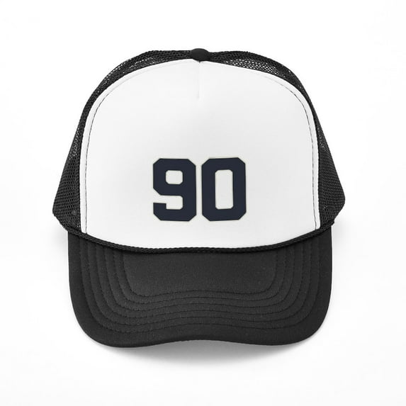 CafePress - 90 90Th Birthday 90 Years Old - Adjustable Unisex Printed Trucker Hat with Mesh Back