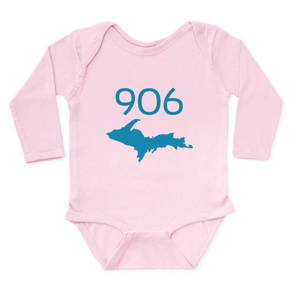CafePress - 906 4 LIFE Body Suit - Long Sleeve Cotton Baby Bodysuit