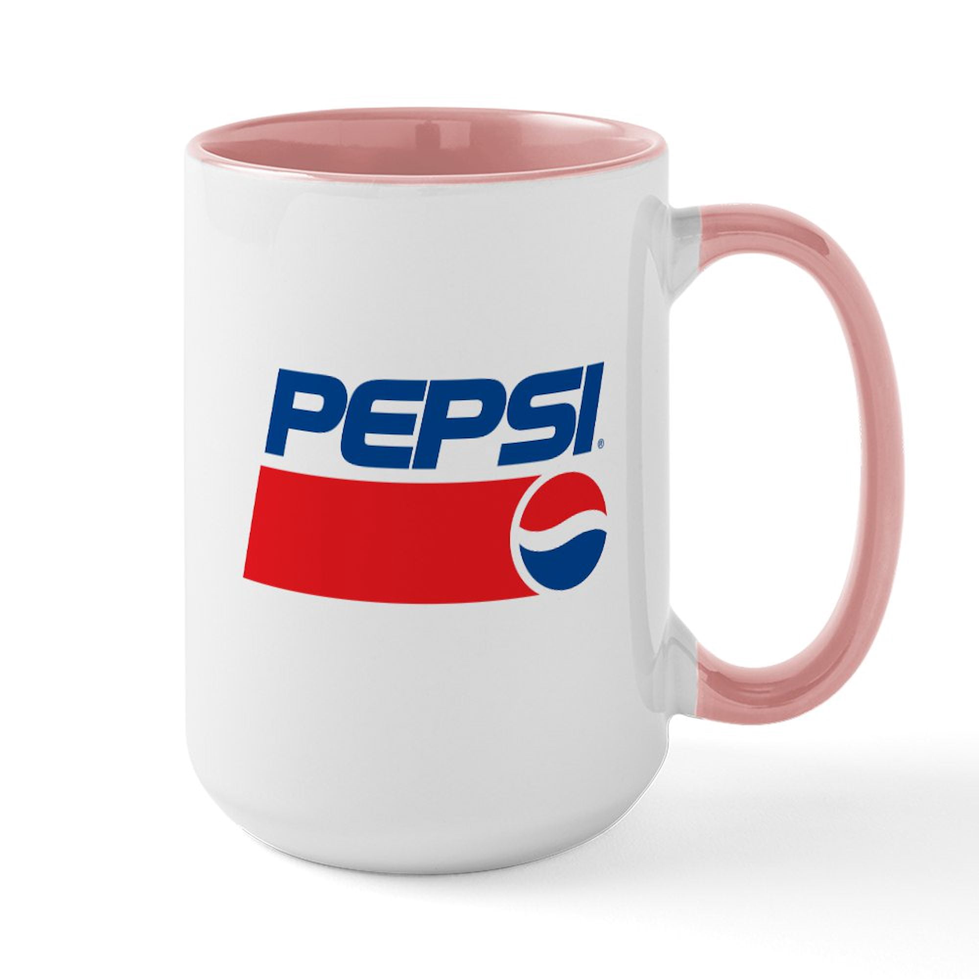 CafePress - 90S Pepsi Logo - 15 oz Ceramic Large White Novelty Mug