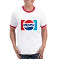 thumbnail image 1 of CafePress - 90S Pepsi Logo Men's Ringer T Shirt - 100% Cotton Ringed T-Shirt, 1 of 4
