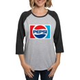 thumbnail image 1 of CafePress - 90S Pepsi Logo Women's Baseball T Shirt - Womens Baseball Tee, 1 of 4