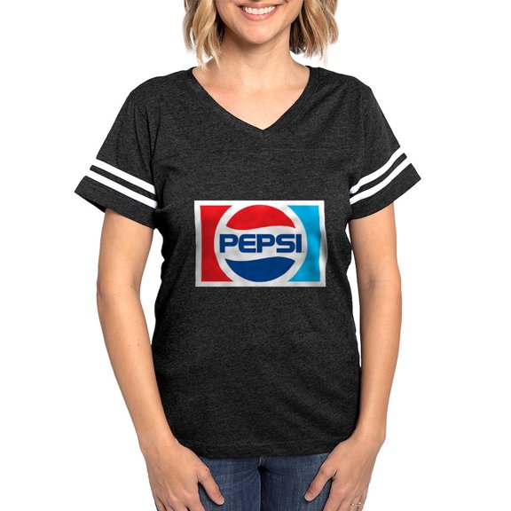 CafePress - 90S Pepsi Logo Women's Football T Shirt - Womens Football Shirt