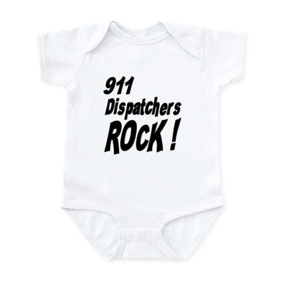 CafePress - 911 Dispatchers Rock ! Infant Bodysuit - Baby Light Bodysuit, Size Newborn - 24 Months