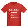 thumbnail image 1 of CafePress - 9Th Birthday Checklist T Shirt - Dark T-Shirt Kids XS-XL, 1 of 4