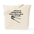 thumbnail image 1 of CafePress - A Bad Day Of Rowing Tote Bag - Unisex Canvas Tote Bag, Beige, 1-Piece, 1 of 7