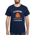 thumbnail image 1 of CafePress - A Campfire Under The Stars Is My Nightclub T Shirt - Men's Classic Graphic Cotton T-Shirt, 1 of 4
