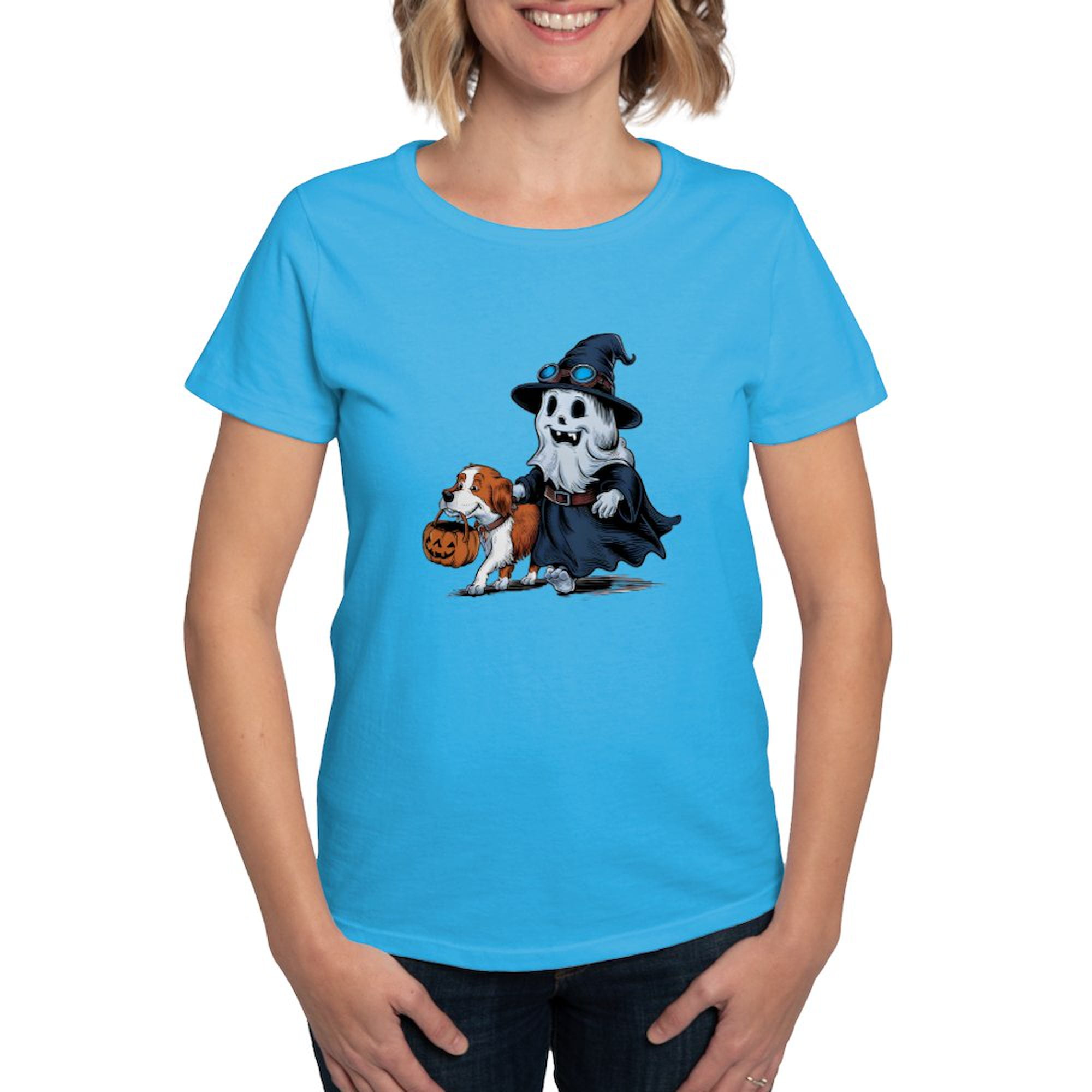 CafePress A Cartoon Of A Skull With A Top Hat And A Dog Women's Value