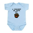 thumbnail image 1 of CafePress - A Chocolate Lab Loves Me Body Suit - Baby Light Bodysuit, Size Newborn - 24 Months, 1 of 4