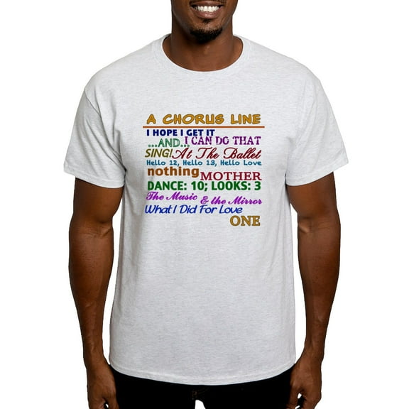 CafePress - A Chorus Line The Songs T Shirt - Men's Classic Graphic T-Shirt