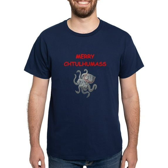 CafePress - A Chtulhu Christmas T Shirt - Men's Classic Graphic Cotton T-Shirt