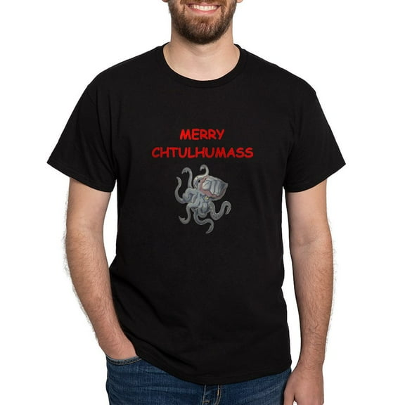CafePress - A Chtulhu Christmas T Shirt - Men's Classic Graphic Cotton T-Shirt