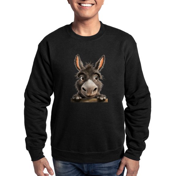 CafePress - A Close Up Of A Appears - Classic Crew Neck Sweatshirt