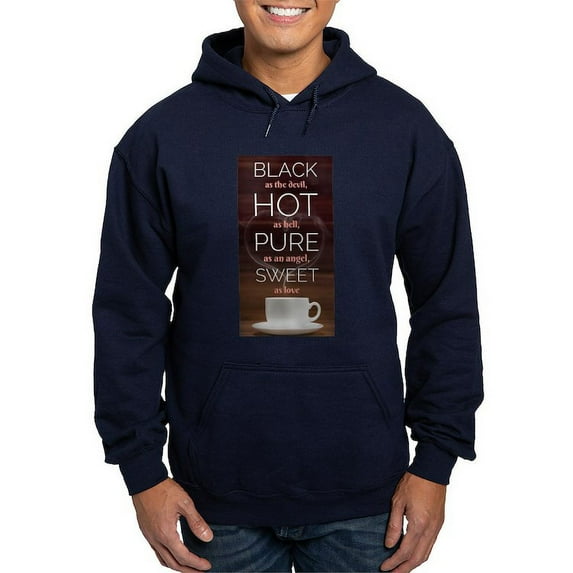 CafePress - A Cup Of Coffee Tells You Hoodie (Dark) - Pullover Hoodie, Classic, Comfortable Hooded Sweatshirt