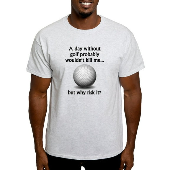 CafePress - A Day Without Golf T Shirt - Men's Classic Graphic T-Shirt