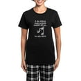 thumbnail image 1 of CafePress - A Day Without Music Pajamas - Women's Short Sleeve Print T-Shirt and Pants Dark Cotton Pajama Set, 1 of 7