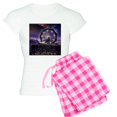 thumbnail image 1 of CafePress - A Fairy And A Dark Wolf Pajamas - Women's Light Pajamas, 1 of 4