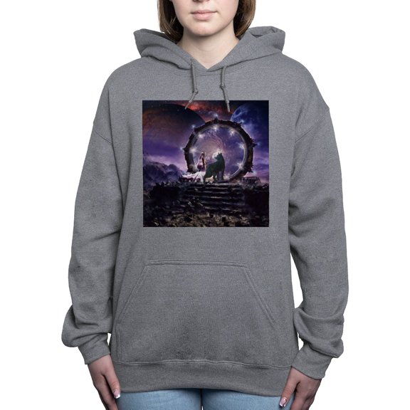 CafePress - A Fairy And A Dark Wolf Sweatshirt - Pullover Hoodie, Classic & Comfortable Hooded Sweatshirt