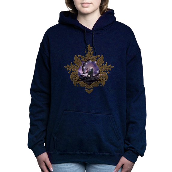 CafePress - A Fairy And A Dark Wolf Sweatshirt - Pullover Hoodie, Classic & Comfortable Hooded Sweatshirt