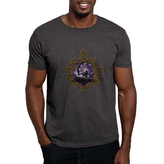 CafePress - A Fairy And A Dark Wolf T Shirt - Men's Classic Graphic Cotton T-Shirt