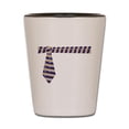 thumbnail image 1 of CafePress - A Father's Day Tie - White/Black Shot Glass, Unique and Funny Shot Glass, 1 of 2