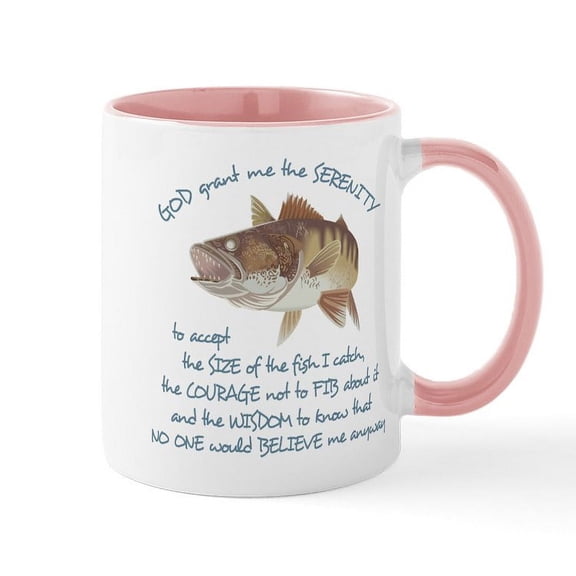 CafePress - A Fishermans Prayer Mug - 11 oz Ceramic Mug - Novelty Coffee Tea Cup