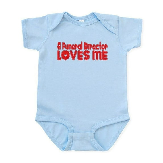 CafePress - A Funeral Director Loves Me Infant Bodysuit - Baby Light Bodysuit, Size Newborn - 24 Months