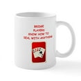 thumbnail image 1 of CafePress - A Funny Bridge Joke On Gifts And T Shirts. Mugs - 11 oz Ceramic Mug - Novelty Coffee Tea Cup, 1 of 4