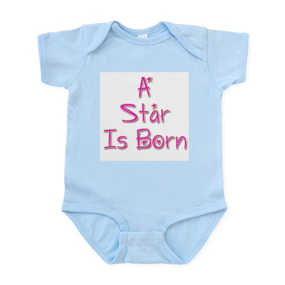 CafePress - A Girl Star Is Born Infant Bodysuit - Baby Light Bodysuit, Size Newborn - 24 Months