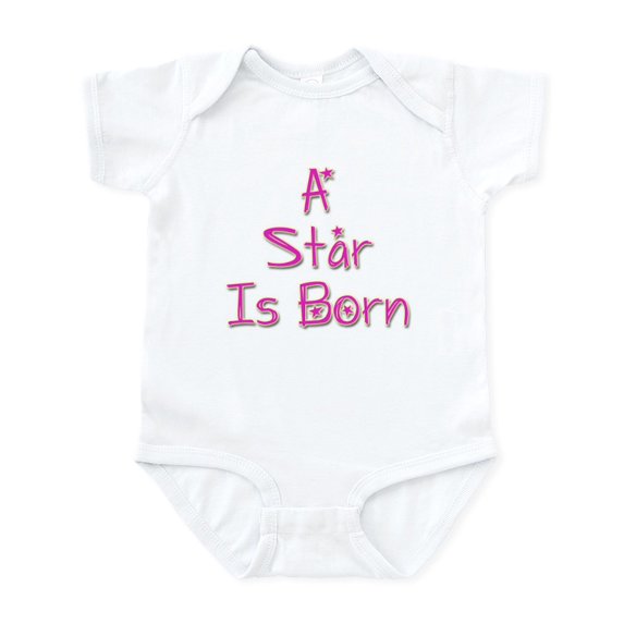 CafePress - A Girl Star Is Born Infant Bodysuit - Baby Light Bodysuit, Size Newborn - 24 Months