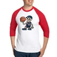thumbnail image 1 of CafePress - A Humorous And Creative Basketball Play - Cotton Baseball Jersey, 3/4 Raglan Sleeve Shirt, 1 of 4
