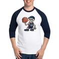 thumbnail image 1 of CafePress - A Humorous And Creative Basketball Play - Cotton Baseball Jersey, 3/4 Raglan Sleeve Shirt, 1 of 4