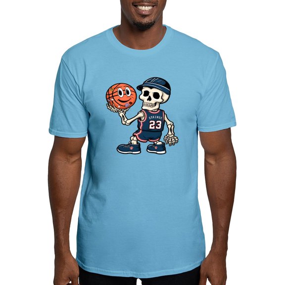 CafePress - A Humorous And Creative Basketball Play Men's Classic T Shirt - Fitted T-Shirt, Vintage Fit Soft Cotton Tee