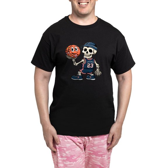 CafePress - A Humorous And Creative Basketball Play - Men's Dark Loose Fit Cotton Pajama Set