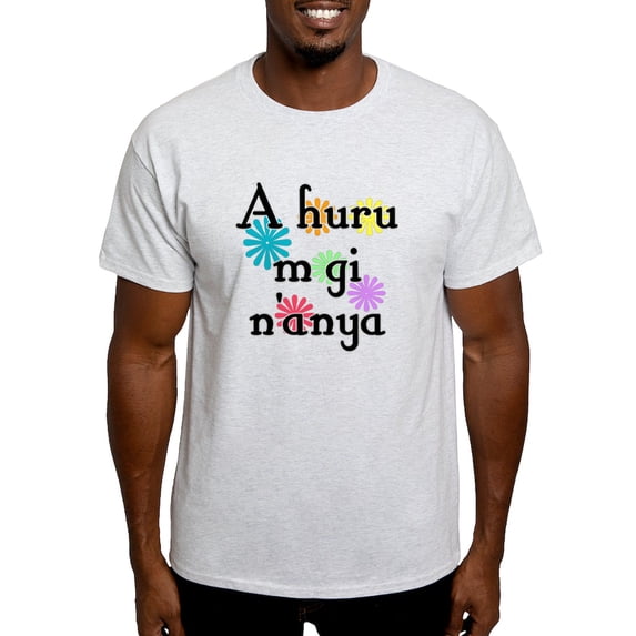 CafePress - A Huru M Gi N'anya Igbo I Love You T Shirt - Men's Classic Graphic T-Shirt