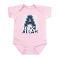 thumbnail image 1 of CafePress - A Is For Allah Infant Bodysuit - Baby Light Bodysuit, Size Newborn - 24 Months, 1 of 4