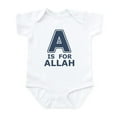 thumbnail image 1 of CafePress - A Is For Allah Infant Bodysuit - Baby Light Bodysuit, Size Newborn - 24 Months, 1 of 4