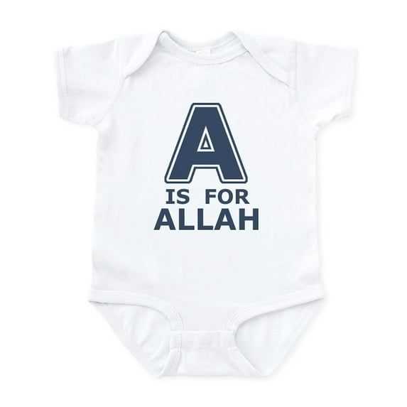 CafePress - A Is For Allah Infant Bodysuit - Baby Light Bodysuit, Size Newborn - 24 Months