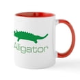 thumbnail image 1 of CafePress - A Is For Alligator Mugs - 11 oz Ceramic Mug - Novelty Coffee Tea Cup, 1 of 6