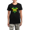thumbnail image 1 of CafePress - A Jamaican Heart Women's Dark Pajamas - Women's Short Sleeve Print T-Shirt and Pants Dark Cotton Pajama Set, 1 of 7