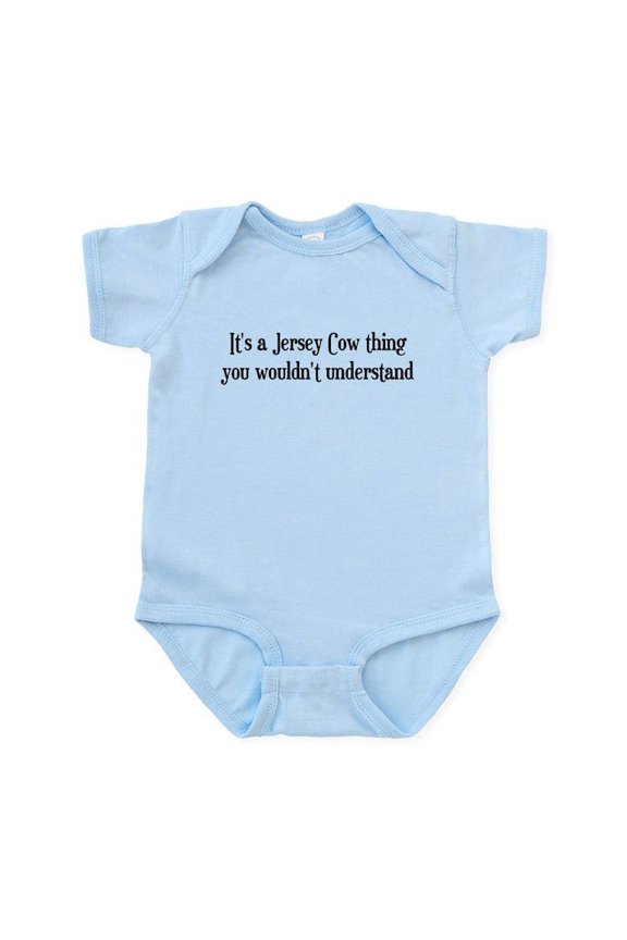 - A Jersey Cow Thing Infant Bodysuit - Baby Light Bodysuit, Size Newborn - 24 Months