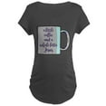 thumbnail image 1 of CafePress - A Little Coffee & A Whole L Maternity Dark T Shirt - Maternity Dark T-Shirt, 1 of 3