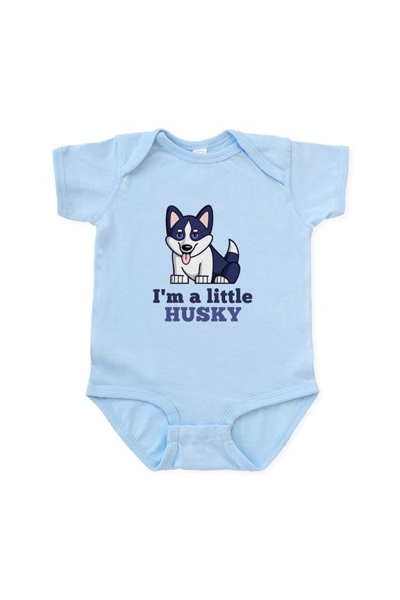- A Little Husky Infant Bodysuit - Baby Light Bodysuit, Size Newborn - 24 Months