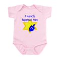 thumbnail image 1 of CafePress - A Miracle Happened Here Infant Bodysuit - Baby Light Bodysuit, Size Newborn - 24 Months, 1 of 4