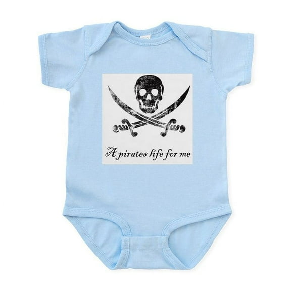 CafePress - A Pirates Life For Me Infant Bodysuit - Baby Light Bodysuit, Size Newborn - 24 Months