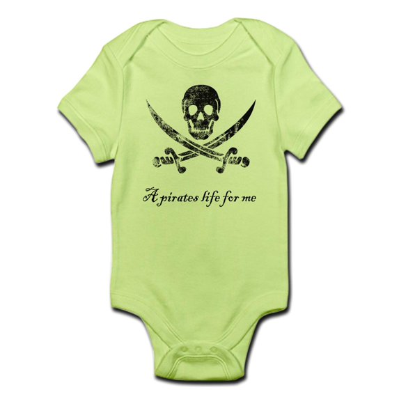 CafePress - A Pirates Life For Me Infant Bodysuit - Baby Light Bodysuit